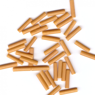 PVC trubičky ÚZKÉ na prodlužování vlasů Hořčicová- 100 ks.