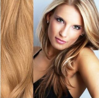 Vlasové pásky Tape In - barva blond tmavá 12 délka vlasů: 50 cm, Druh vlasů: Kvalita standard