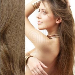 Vlasové pásky Tape In - barva popelavá délka vlasů: 50 cm, Druh vlasů: Kvalita standard