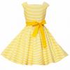 šaty Linda Velikost: 104, barva pásku: žlutá