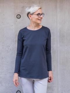 Basic triko HARRY s dlouhým rukávem myší šedá Velikost: L-XL