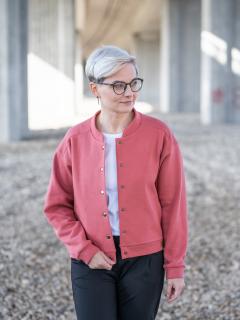 Bomber KURT jahodová Velikost: L-XL