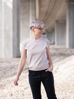 Crop top LANA krémová Velikost: XS