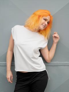 Crop top LANA slonová kost L-XL