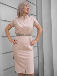 Košilové šaty ALANIS krémová Velikost: L-XL