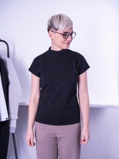 Rolák ROLLING krátký rukáv černá Velikost: L-XL