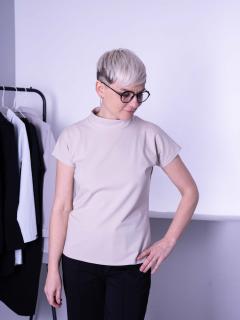 Rolák ROLLING krátký rukáv krémová Velikost: L-XL