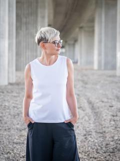Tílko BRITNEY bílá Velikost: L-XL