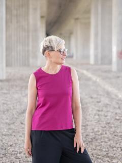 Tílko BRITNEY fuchsie Velikost: L-XL