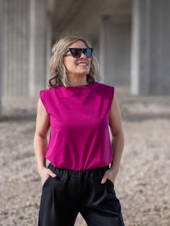 Top MADONNA fuchsie Velikost: S-M