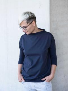 Tunika CURE dlouhý rukáv myší šedá Velikost: L-XL