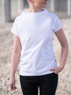 Tunika CURE krátký rukáv bílá Velikost: L-XL