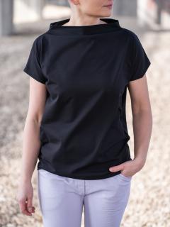 Tunika CURE krátký rukáv černá Velikost: L-XL