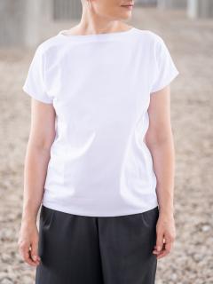 Tunika FAITH krátký rukáv bílá Velikost: L-XL