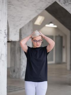 Tunika FAITH krátký rukáv černá Velikost: L-XL