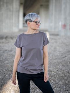 Tunika FAITH krátký rukáv mocca Velikost: S-M
