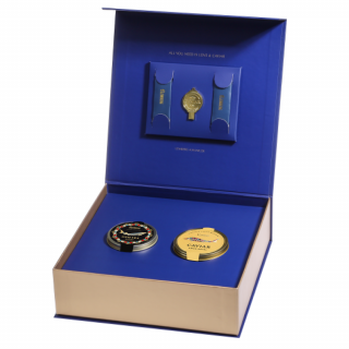 Dárkový box s jeseterovým kaviárem 2X30g (osietra & amur royal)