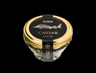 Kaviár z jesetera Osietra, 50g - Lemberg