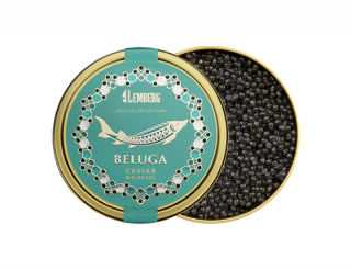Pravý kaviár z jesetera Beluga, 20g - Lemberg