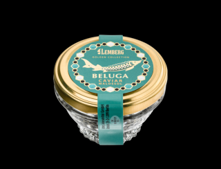 Pravý kaviár z jesetera Beluga, 50g - Lemberg