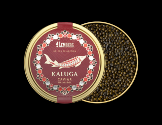 Pravý kaviár z jesetera Kaluga, 100g - Lemberg