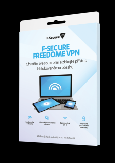 F-Secure Freedome VPN Počet let a PC: 1 ROK / 3 PC