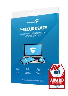F-Secure Safe Počet let a PC: 1 ROK / 3 PC