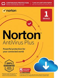 Norton Antivirus Plus 1PC / 1ROK