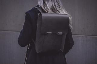 Luxusní kožený batoh BackPack odstín: Night