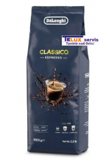 zrnková káva DéLonghi Classico espresso 1kg / AS00000175