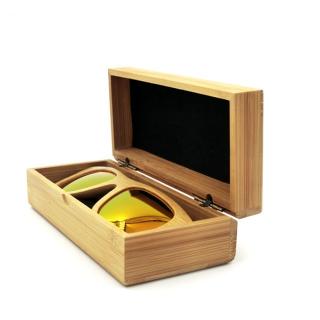 Dřevěná krabička na brýle