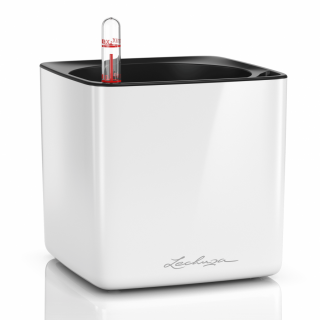Lechuza Cube Glossy Ø 16 cm Barva: Lesklá bílá
