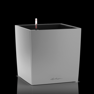 Lechuza Cube Premium (kompletní set) Barva: Stříbrná - metalický lesk, Velikost: Cube Premium 30