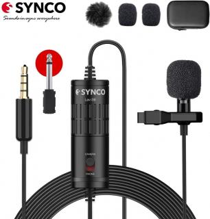 Aktivní klopový mikrofon Synco pro telefon i kameru (5m)