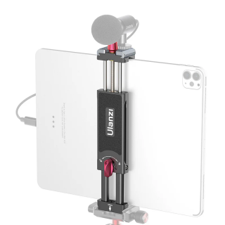ALU držák tabletu až 12.9" na stativ, uchycení na šroub 1/4" i ARCA Swiss systém