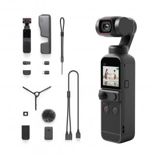 DJI Pocket 2 - 3osý gimbal Osmo s kamerou 4K60, 64MPx, Zoom - Creative Combo