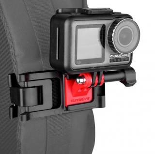 Držák akční kamery na batoh s rychloupínacím systémem - Osmo Action, GoPro atd.