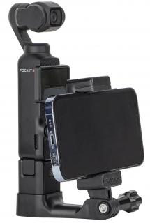 Držák telefonu společně s DJI Osmo Pocket 3 - Varianta ZA SEBOU