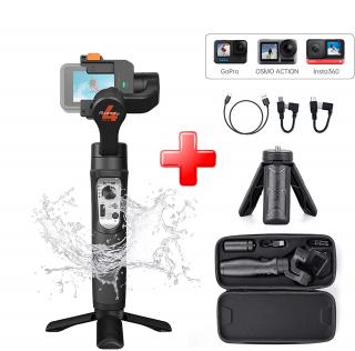 Hohem iSteady PRO 4 2022 - voděodolný stabilizátor akčních kamer s ovládáním a dobíjením GoPro Hero 13,12,11,10,9,8,7,6,5