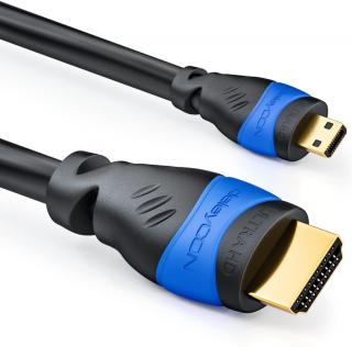 Kabel Micro HDMI na HDMI 3m - 4K HDMI 2.0 kabel