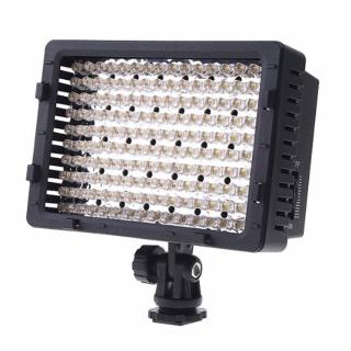 LED video světlo Premium - stmívatelné 160 diod s filtry