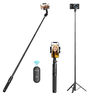 Lehký Ulanzi stativ na mobil, gopro i foťák se selfie tyčí 30-160cm a dálkovým ovladačem, na výšku i na šířku