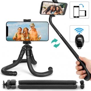 Multifunkční ohebný stativ Octopus3 na mobil a příslušenství