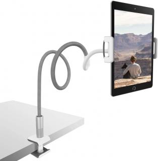 Ohebný držák tabletu i telefonů - pro velké tablety jako iPad 12.9 - až 232mm - Bílý