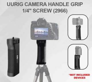 Pistolové madlo UURIG pro pohodlné a bezpečné držení kamery, mobilu, gopro atd.