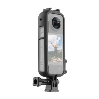 Plastová ochranná klec se sáňkami např. pro DJI MIC 2 na Insta360 X3