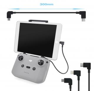 Propojovací OTG kabely pro drony DJI MAVIC AIR 2, AIR 2S, Mini 2 a Mini 3 Pro - pro telefony i tablety Typ: USB-C 30cm