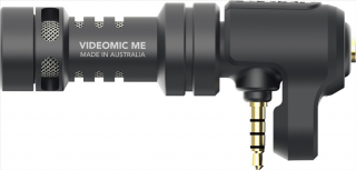 RODE VideoMic ME - profesionální TRRS směrový mikrofon pro telefony se 3,5mm jack konektorem