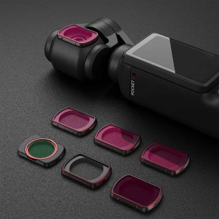 Sada ND filtrů pro DJI OSMO Pocket 3  6 v 1 ND8 + ND16 + ND32 + ND64 + ND256 + CPL