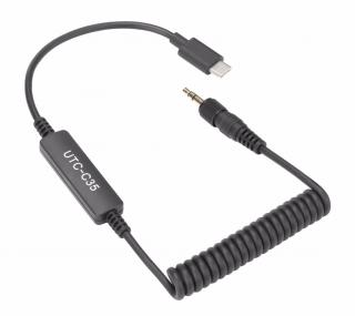 SARAMONIC audio adaptér z 3,5mm TRS jack na USB-C pro mikrofony